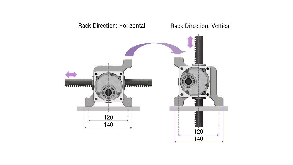 Can be Installed in Both Orientations