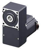 Hollow shaft flat gearhead