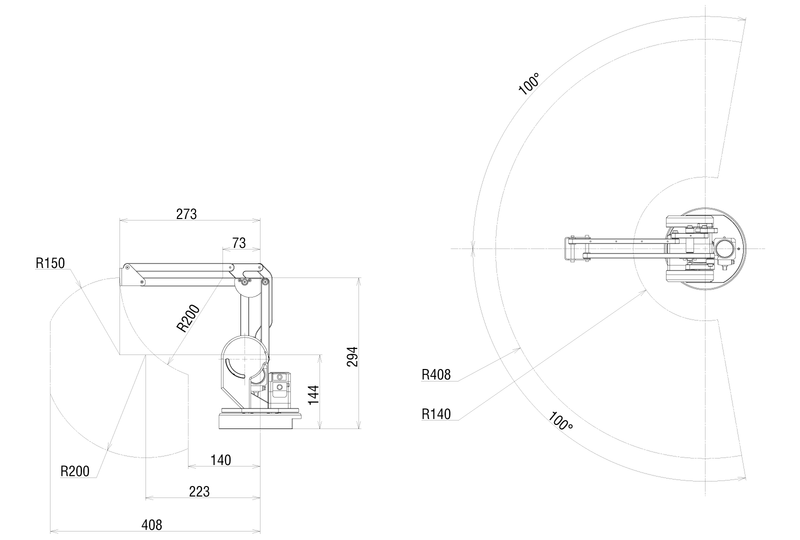 Motion Range Diagram
