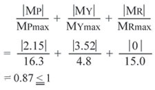 permissible moment formula